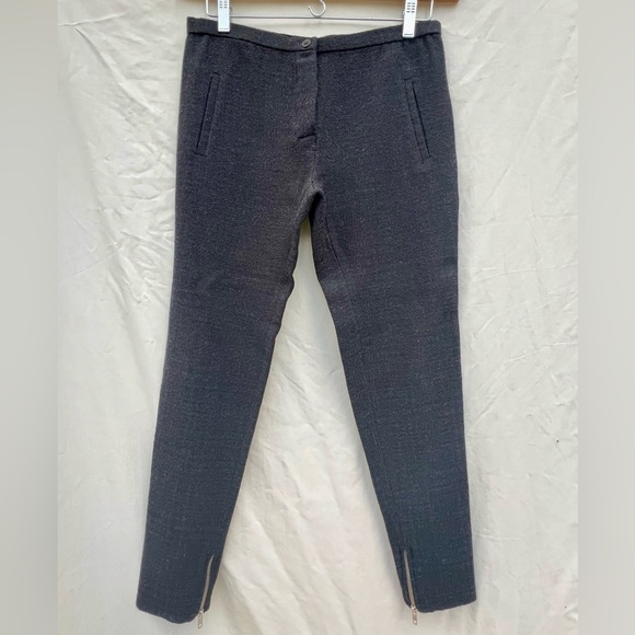 Isabel Marant 100% virgin wool charcoal trousers sz 2 - Picture 3 of 12